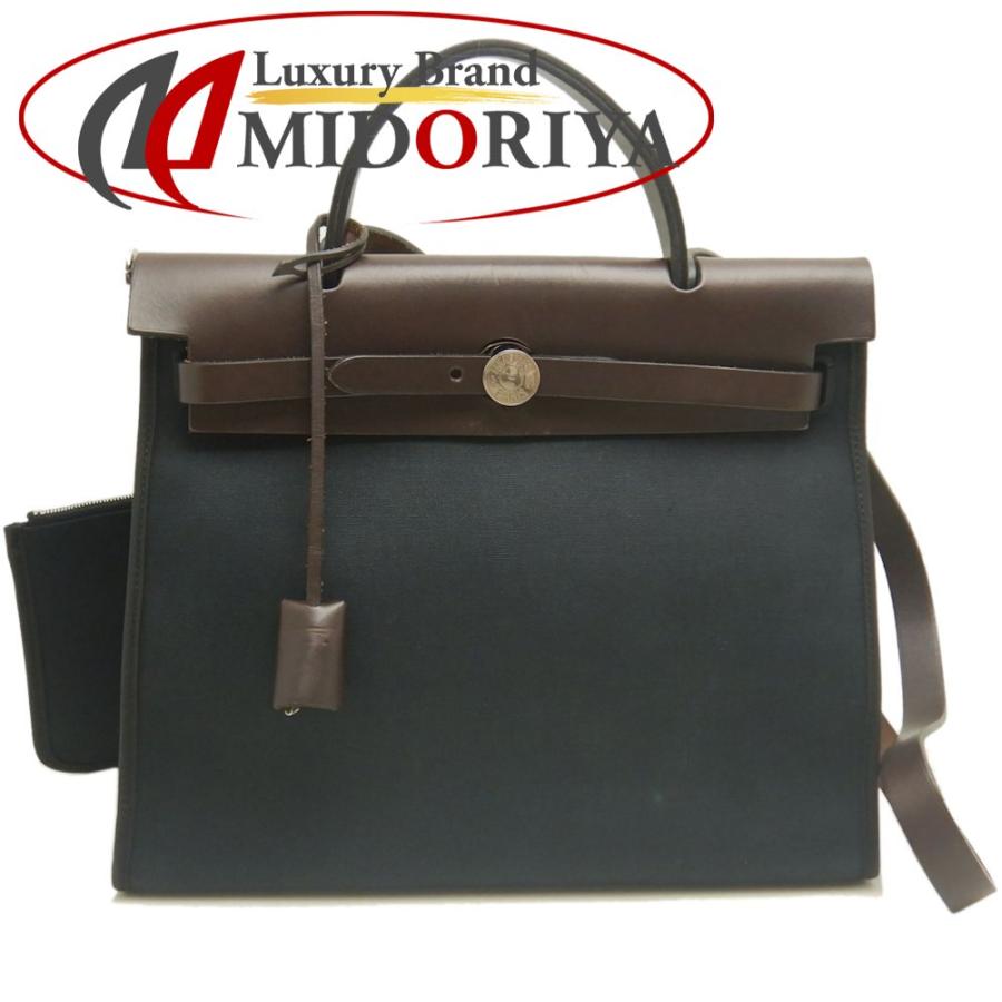 HERMES（エルメス） エールバッグジップPM ハンドバッグ トワル