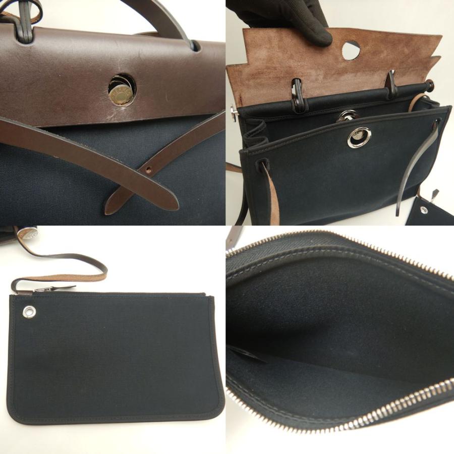 HERMES（エルメス） エールバッグジップPM ハンドバッグ トワル