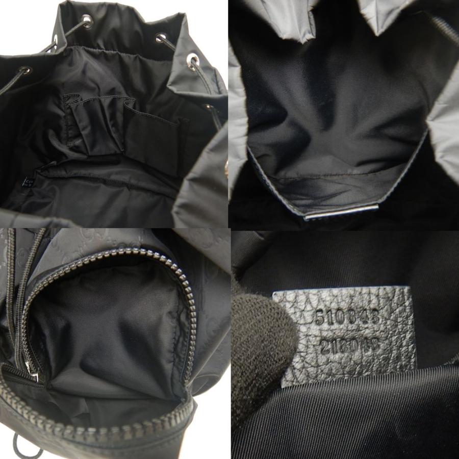 GUCCI（グッチ） 510343 リュック・バックパック GGナイロン xレザー