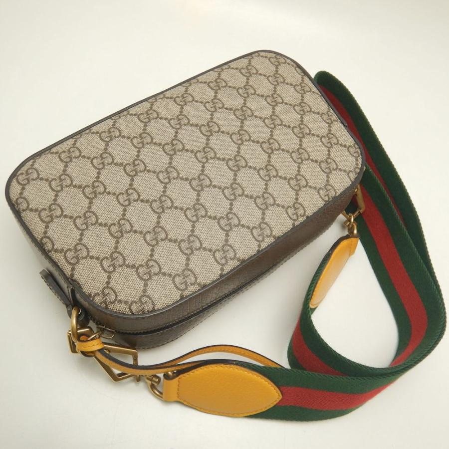 GUCCI グッチ　GGシュプリーム　ショルダーバッグ　シェリーライン GUCCI/グッチ】GGスプリーム シェリーライン ミニショルダーバッグ