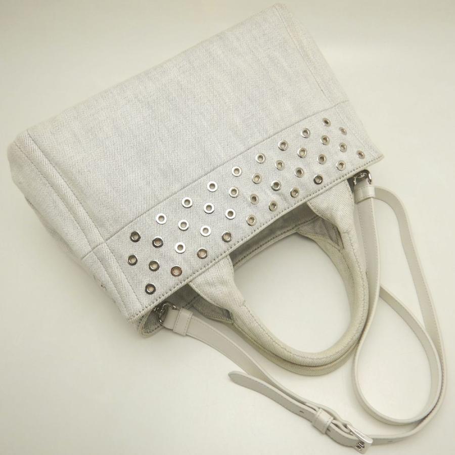 PRADA（プラダ） カナパ DENIM PATCH 1BG439 ハンドバッグ デニム