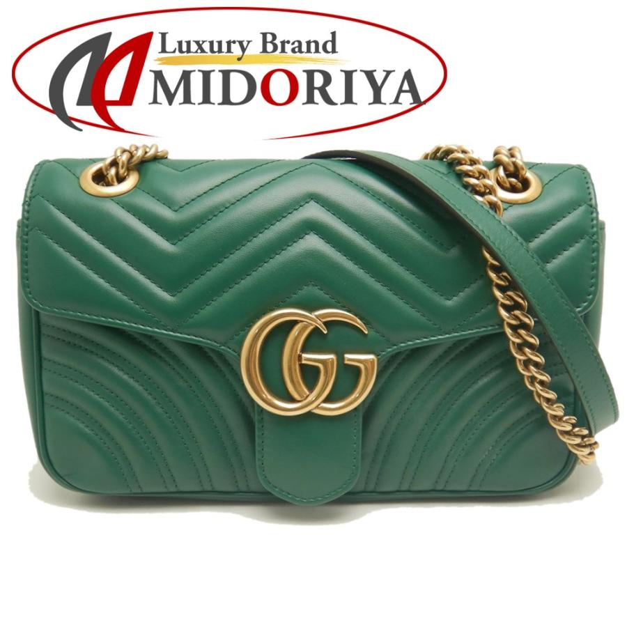 美品✨GUCCI GGマーモント チェーン ショルダーバッグ　 443497 GUCCI（グッチ） チェーンショルダー GGマーモント 443497 ショルダー