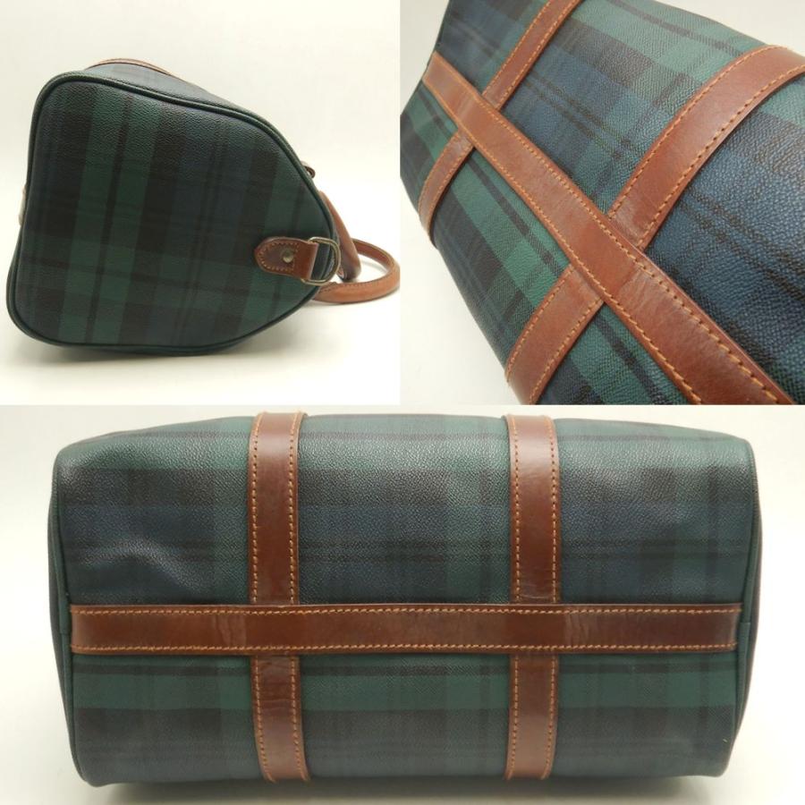 POLO Ralph Lauren ミニボストンバッグ　PVCレザー　レトロ ✨️美品✨️ ポロラルフローレン ミニボストンバッグ グリーン PVC