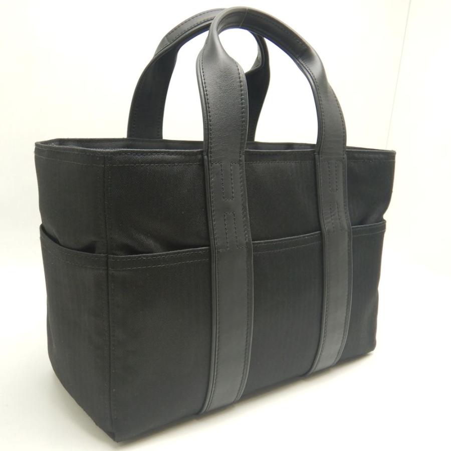 美品 HERMES アカプルコPM ハンドバッグ ナイロン　レザー エルメス HERMES アカプルコPM ブラック ナイロン/レザー レディース