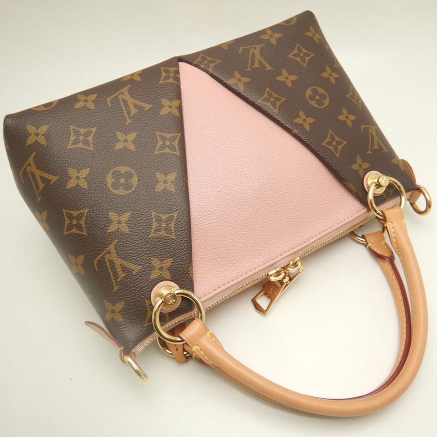 LOUIS VUITTON ルイヴィトン モノグラム VトートBB M43967 ハンドバッグ ローズプードル レディース /253353【中古】_2