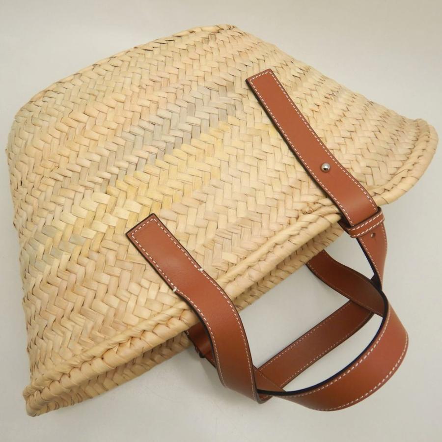 LOEWE ロエベ バスケットスモール 327.02.S93 ハンドバッグ ラフィアx  