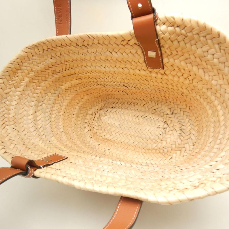 LOEWE ロエベ バスケットスモール 327.02.S93 ハンドバッグ ラフィアx  