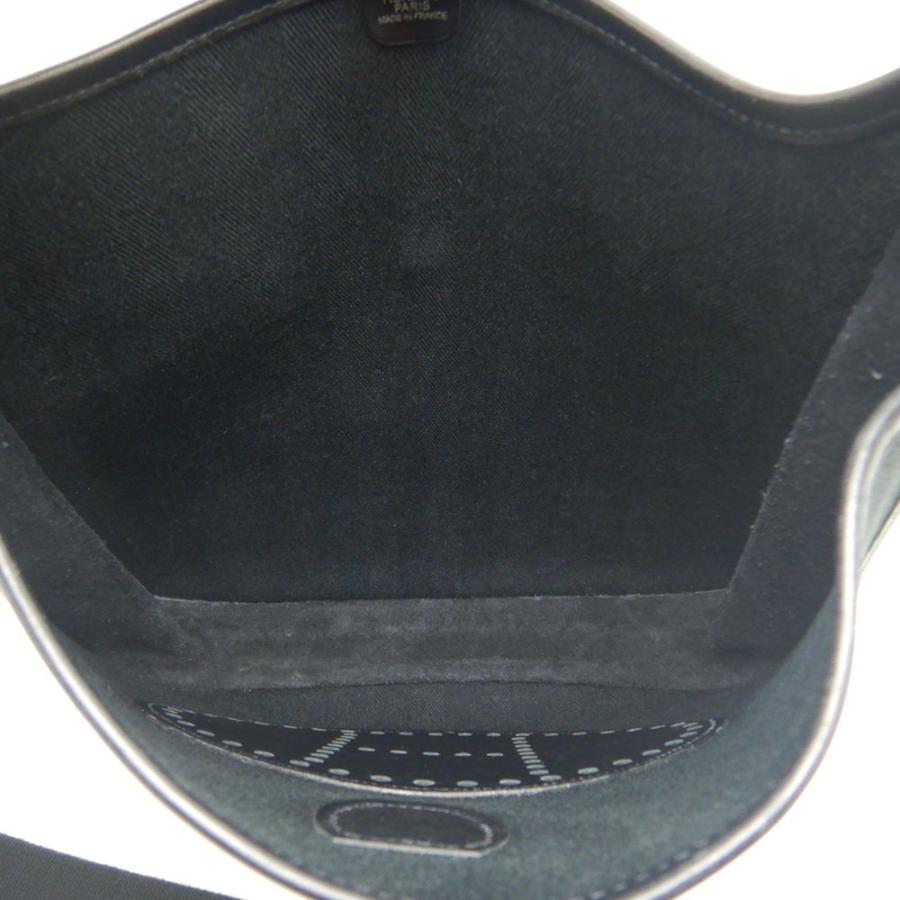 HERMES エルメス エヴリン2PM ショルダーバッグ トワルアッシュxレザー