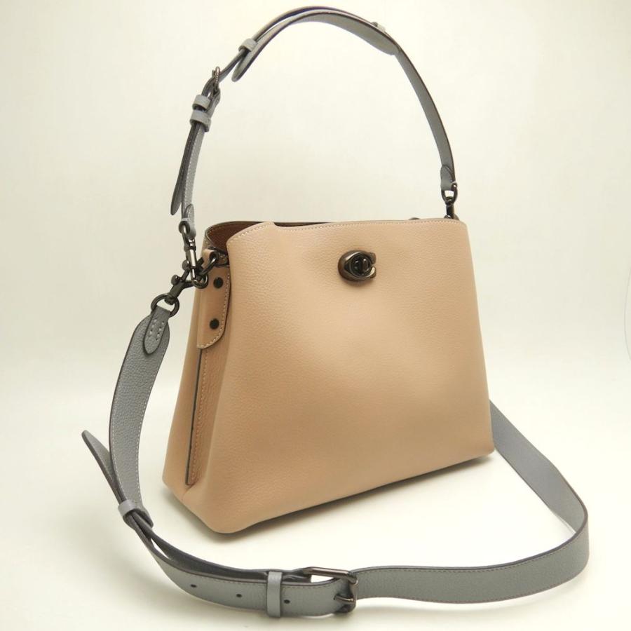 COACH（コーチ） ウィロウ ショルダーバッグ C2590 レザー ベージュ 