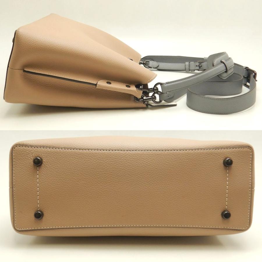 COACH（コーチ） ウィロウ ショルダーバッグ C2590 レザー ベージュ