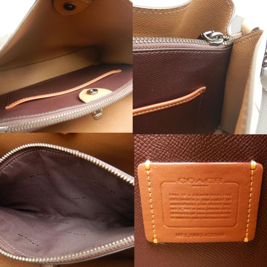 COACH（コーチ） ウィロウ ショルダーバッグ C2590 レザー ベージュ