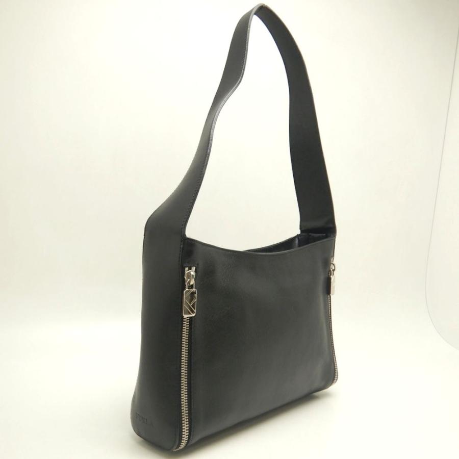 FURLA（フルラ） セミショルダー ショルダーバッグ レザー ブラック