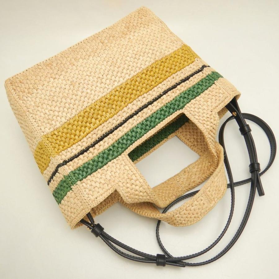 LOEWE（ロエベ） フォントストライプトートバッグ A685B61X04 ラフィア