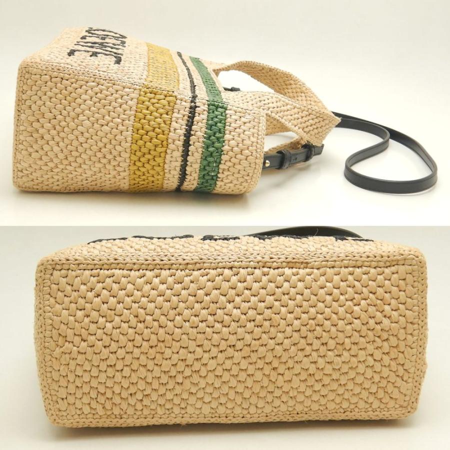 LOEWE（ロエベ） フォントストライプトートバッグ A685B61X04 ラフィア