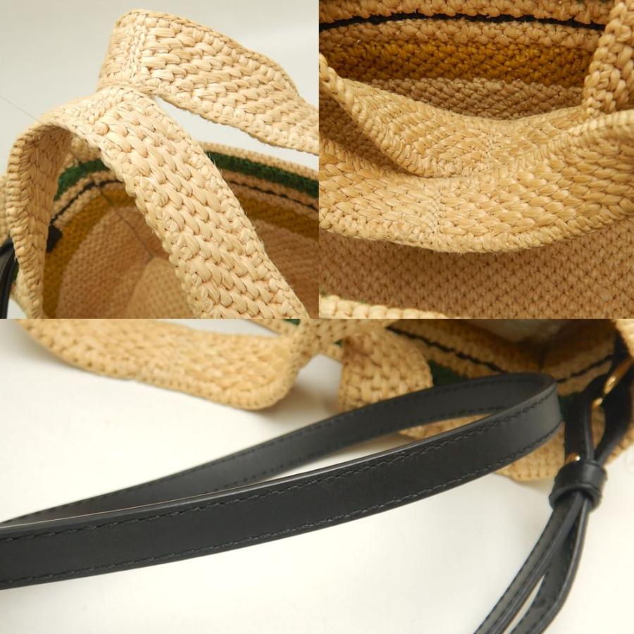 LOEWE（ロエベ） フォントストライプトートバッグ A685B61X04 ラフィア