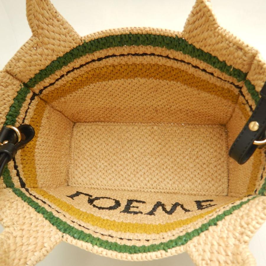 LOEWE（ロエベ） フォントストライプトートバッグ A685B61X04 ラフィア