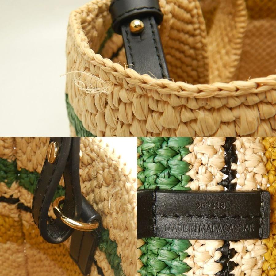 LOEWE（ロエベ） フォントストライプトートバッグ A685B61X04 ラフィア