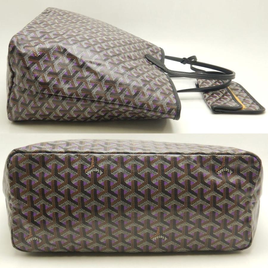 【GOYARD/ゴヤール】 サンルイPM マーカージュ ×柄 トートバッグ ポーチ付 ハンドバッグ PVCコーティングキャンバス グレー レディース【中古】【真子質店】【BL】【TIMaD】 GOYARD/ゴヤール】 サンルイPM マーカージュ ×柄 トートバッグ ポーチ