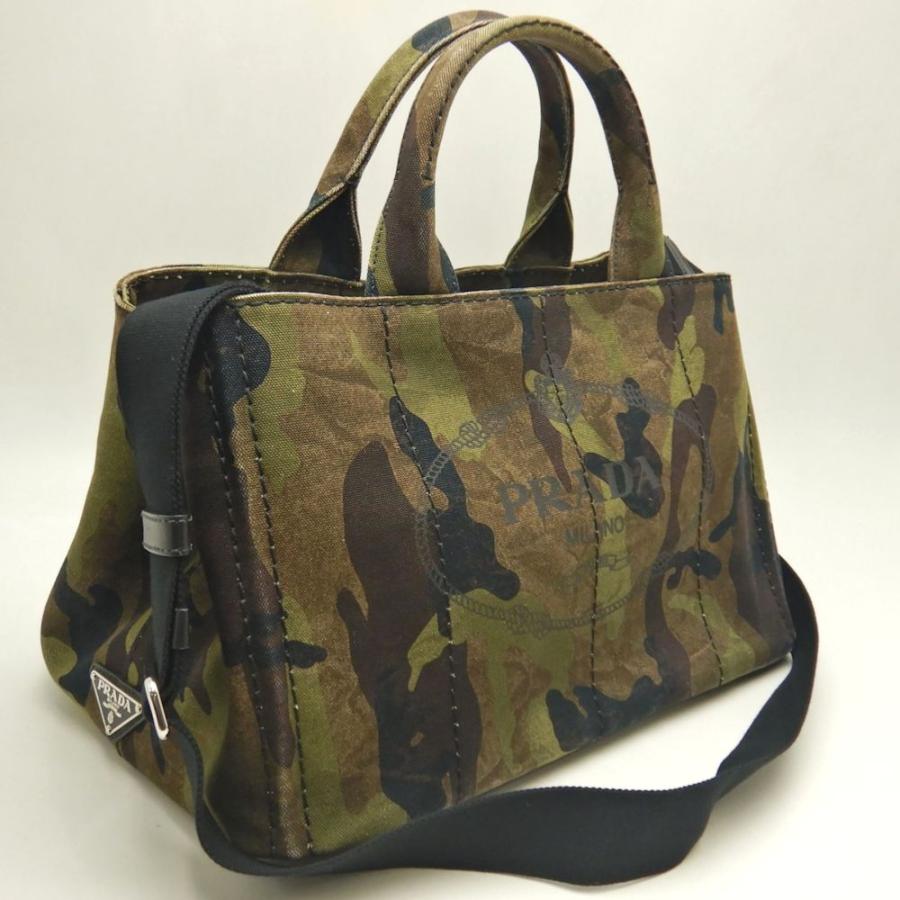 PRADA（プラダ） カナパ B2642B トートバッグ キャンバス CAMOUFURA
