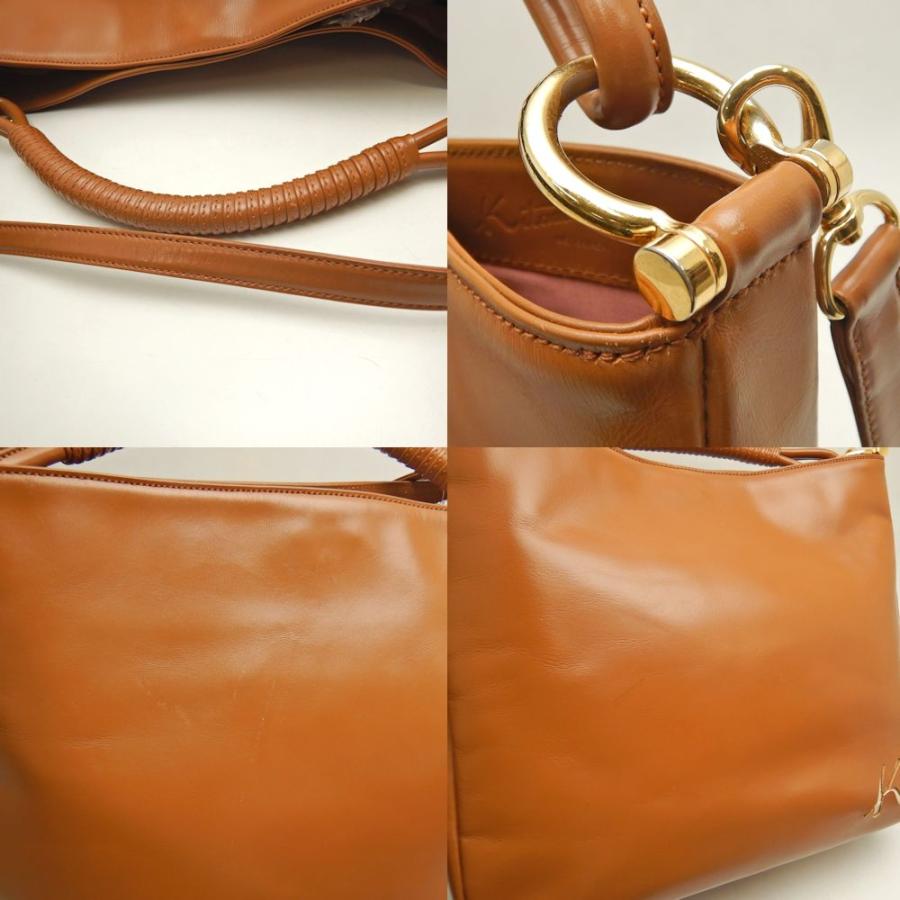 ☆新品・未使用☆キタムラ　ブラウンショルダーバッグ Kitamura（キタムラ） 2WAY ショルダーバッグ レザー ブラウン