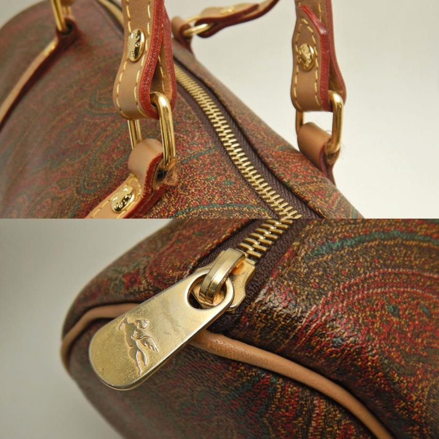 ETRO（エトロ） ペイズリー ミニボストンバッグ PVCコーティング