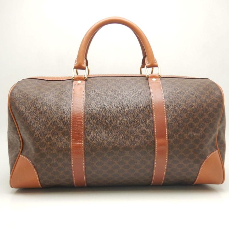 CELINE（セリーヌ） マカダム ボストンバッグ PVCコーティング