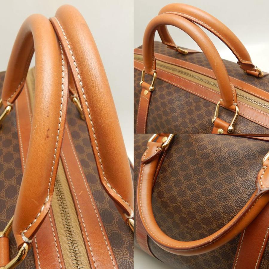 CELINE（セリーヌ） マカダム ボストンバッグ PVCコーティング