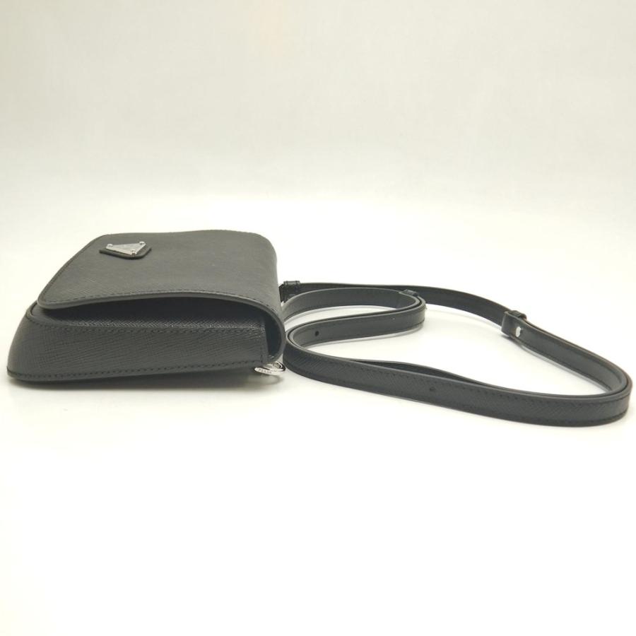 PRADA プラダ 2VD061 ショルダーバッグ サフィアーノレザー NERO レディース /253601【中古】_2
