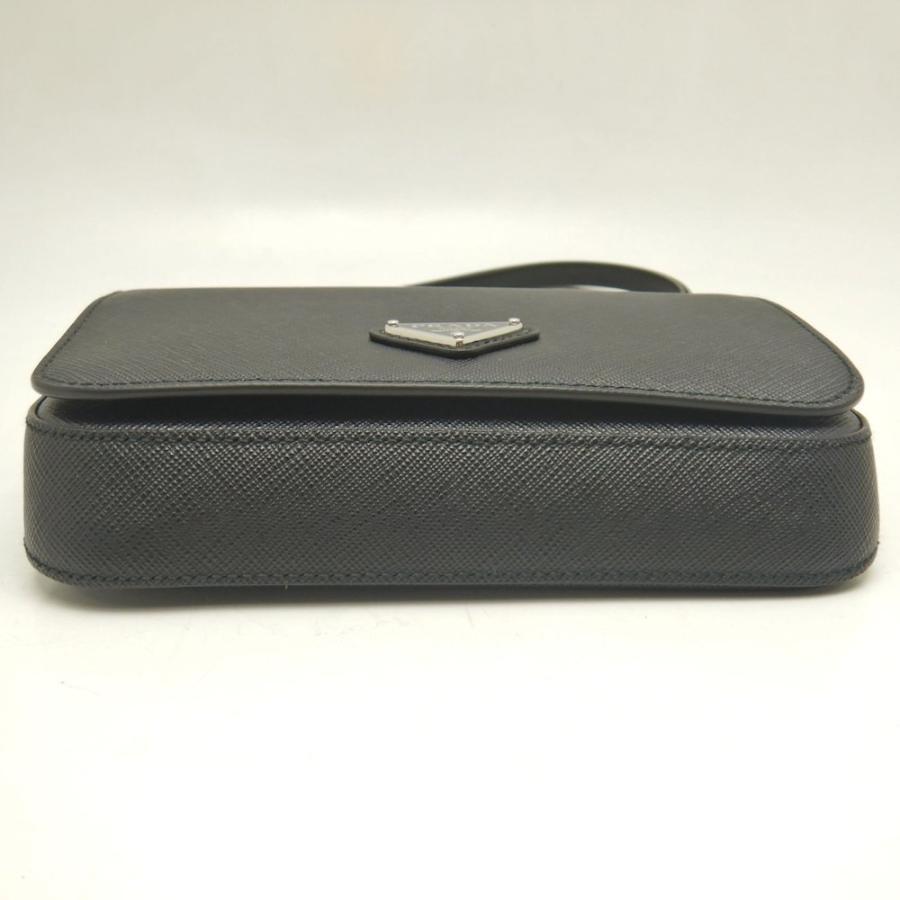 PRADA プラダ 2VD061 ショルダーバッグ サフィアーノレザー NERO レディース /253601【中古】_3