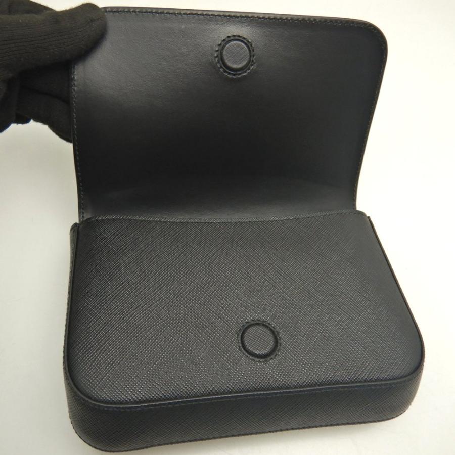 PRADA プラダ 2VD061 ショルダーバッグ サフィアーノレザー NERO レディース /253601【中古】_5