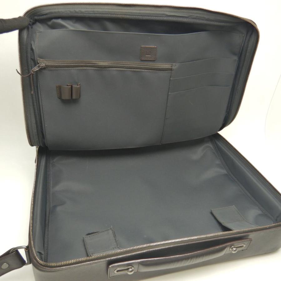 美品 ダンヒル D8 PVC×レザー 2WAYバッグ 正規品 Dunhill ダンヒル D-EIGHT D8 ビジネスバッグ PVCxレザー ブラウン