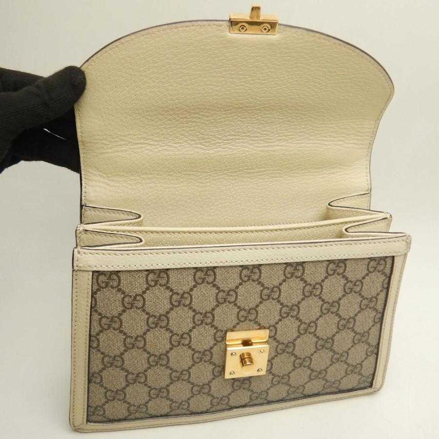 GUCCI（グッチ） オフィディア ミディアム トップハンドルバッグ 651055 ハンドバッグ GGスプリーム ベージュ レディース ...