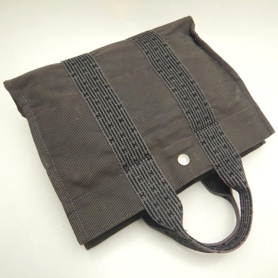 HERMES（エルメス） エールラインPM トートバッグ ポリエステル グレー