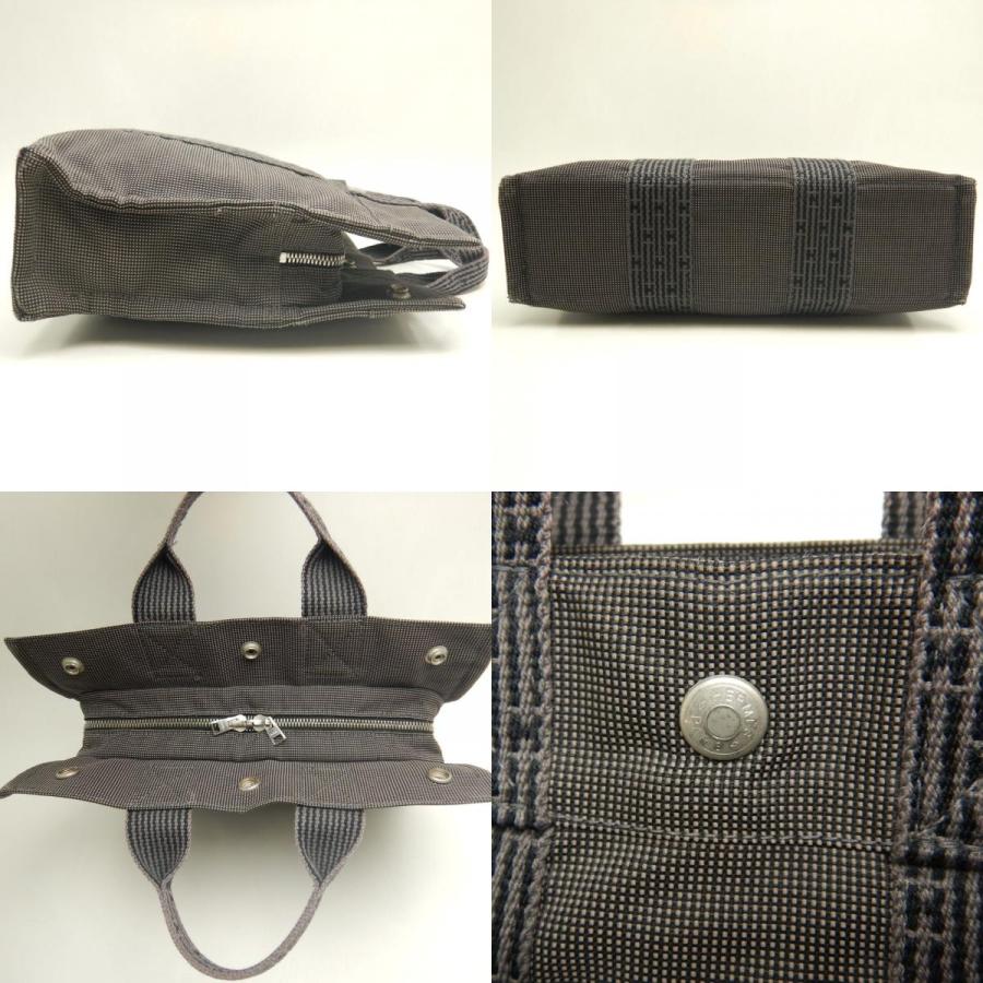 HERMES（エルメス） エールラインPM トートバッグ ポリエステル グレー