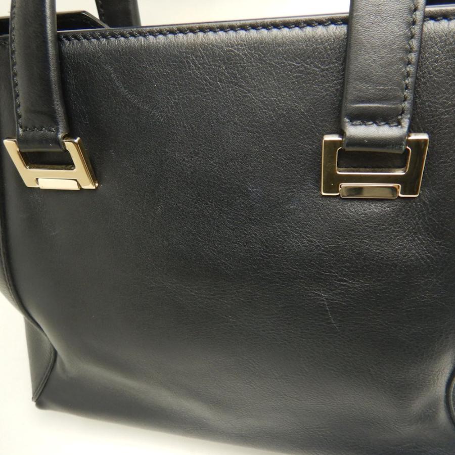 JIMMY CHOO ジミーチュウ アルフィー ハンドバッグ レザー ブラック 