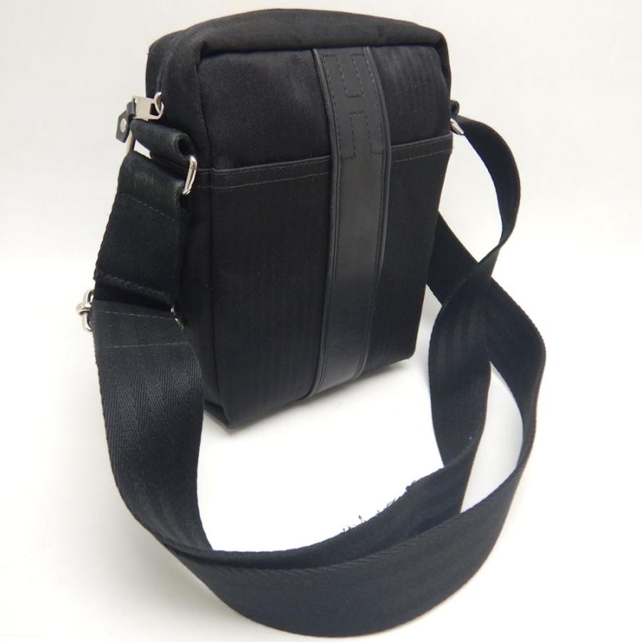 HERMES エルメス アカプルコ･バンドリエールPM ショルダーバッグ トワルシェブロン ブラック レディース /253688【中古】 HERMES（エルメス） アカプルコ・バンドリエールPM ショルダーバッグ