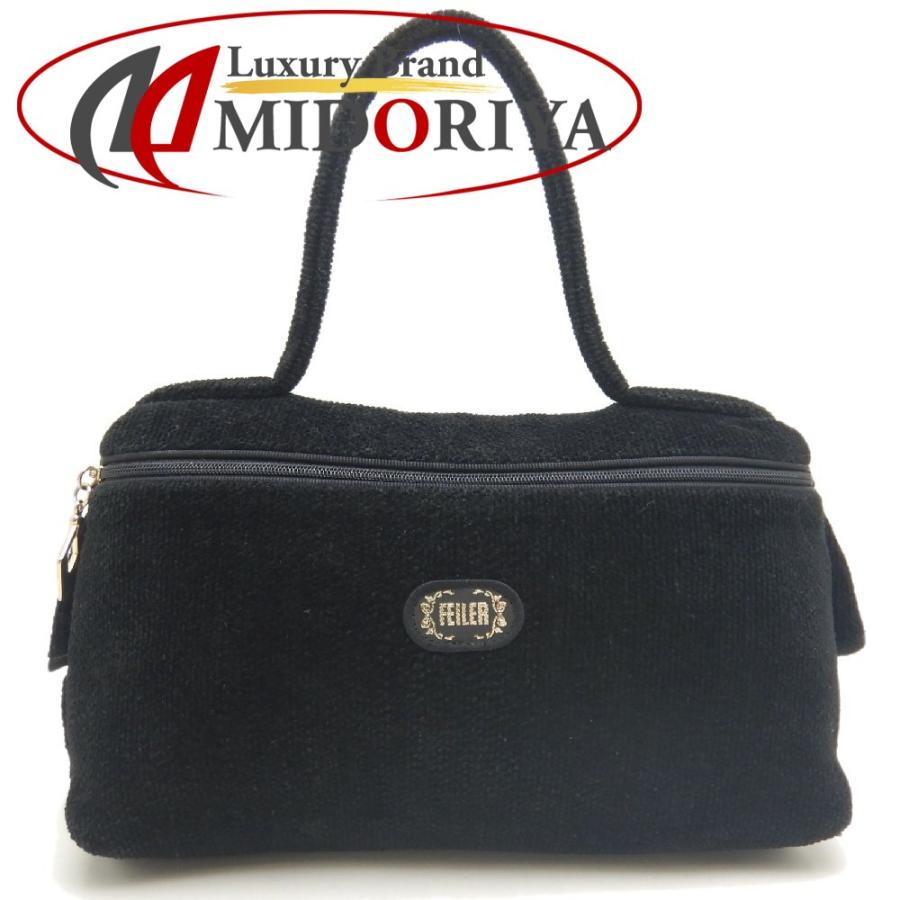 未使用品　フェイラー（FEILER）ハンドバッグ feiler（フェイラー） フリル ハンドバッグ コットンキャンバス