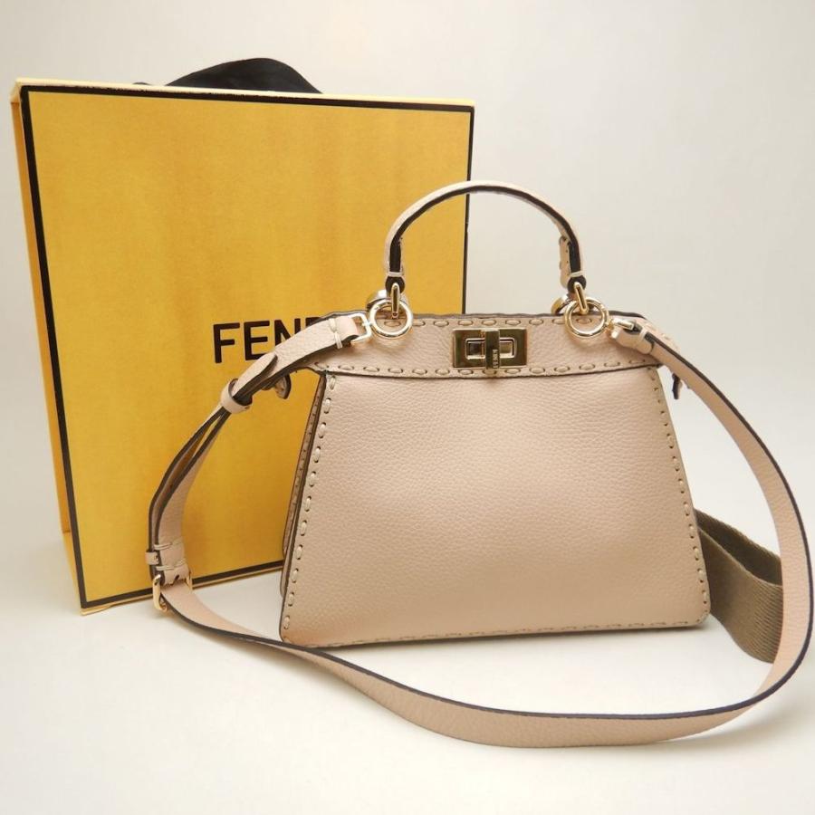 FENDI（フェンディ） ピーカブー ミニ 8BN327 ハンドバッグ レザー
