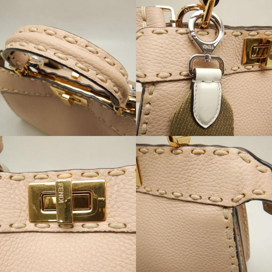 FENDI（フェンディ） ピーカブー ミニ 8BN327 ハンドバッグ レザー