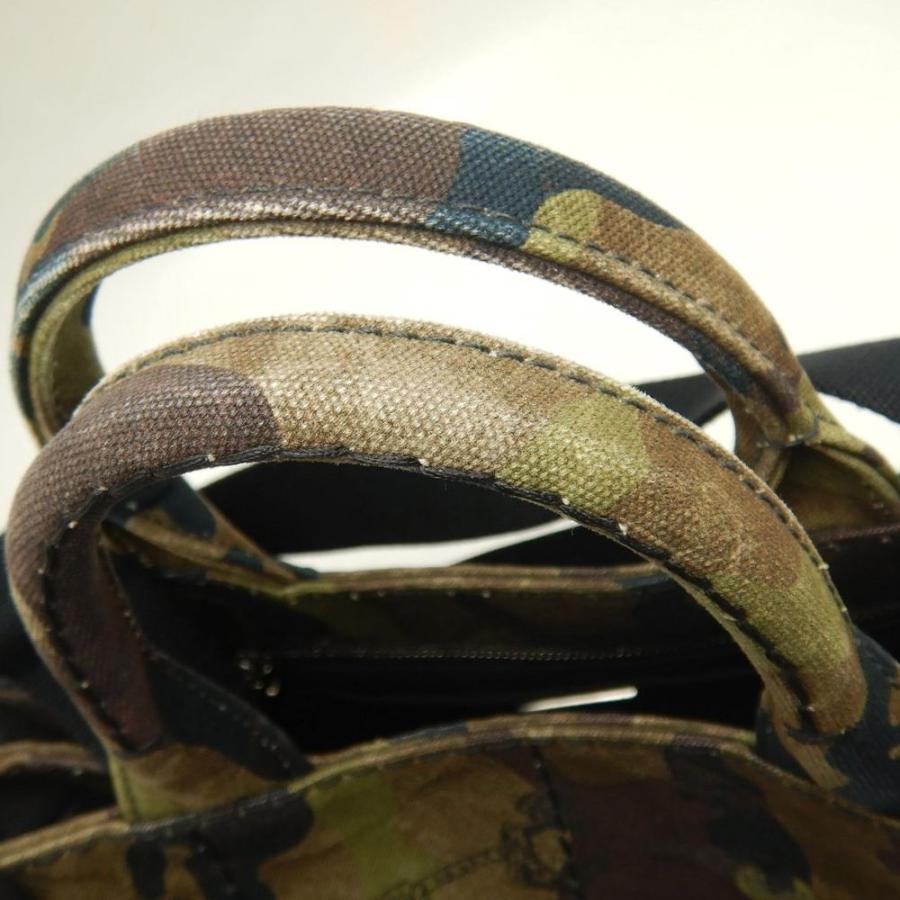 PRADA プラダ カナパトート B2439G トートバッグ キャンバス MIMETICO レディース /253773【中古】_6
