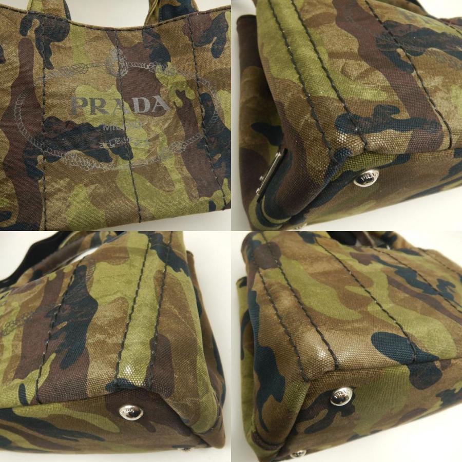 PRADA プラダ カナパトート B2439G トートバッグ キャンバス MIMETICO レディース /253773【中古】_8