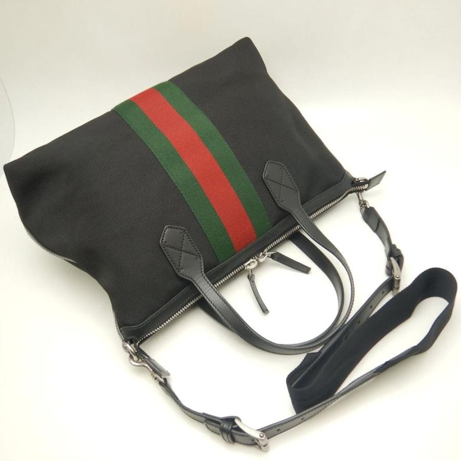 GUCCI（グッチ） ウェビングライン 630923 トートバッグ キャンバスx