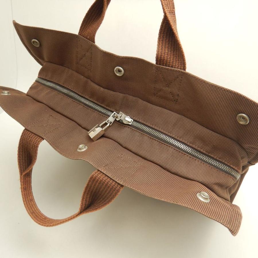 エルメス HERMES エールライン トートバッグ MM ブラウン 通勤 通学 