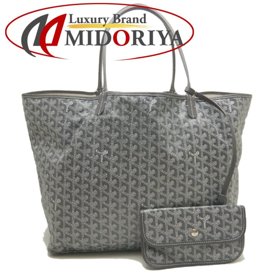 美品　ゴヤール　サンルイGM グレー GOYARD（ゴヤール） サンルイGM トートバッグ ゴヤールディン