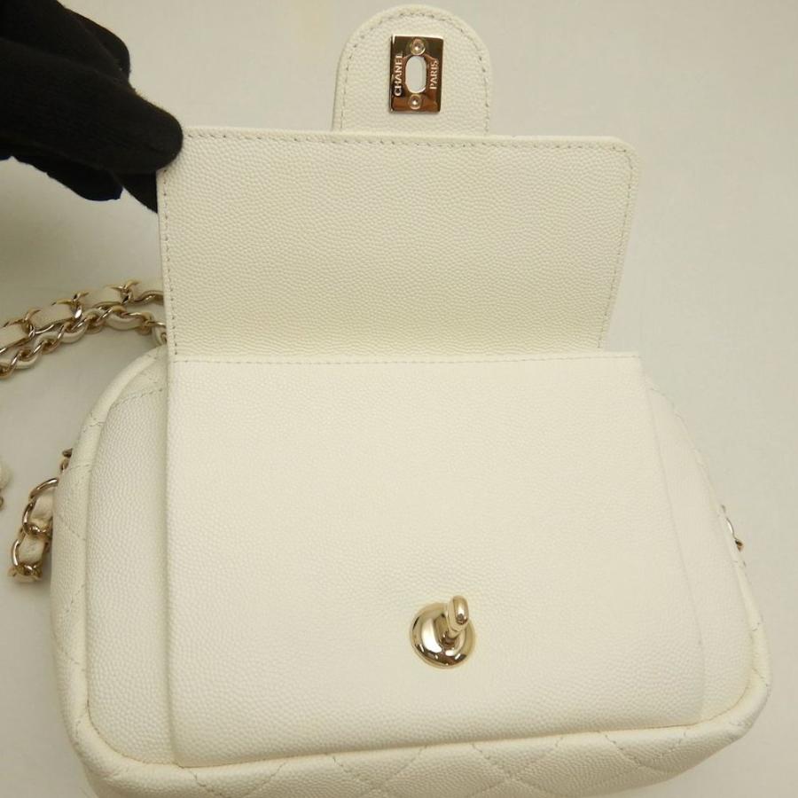 CHANEL（シャネル） マトラッセ キャビアスキン ショルダーバッグ 
