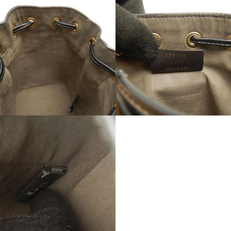 FENDI フェンディ モントレゾールミニ ズッカ 8BS010A659F13VK ショルダーバッグ カーフ ブラウン レディース /253846【中古】の画像