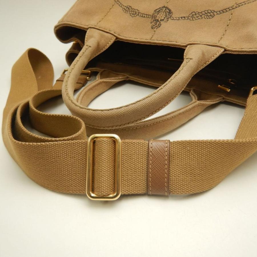 PRADA（プラダ） カナパPM 1BG439 トートバッグ キャンバス TABACCO 