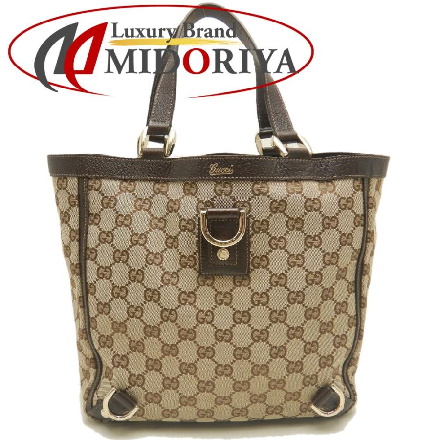 GUCCI（グッチ） アビー 130739 トートバッグ GGキャンバスxレザー 