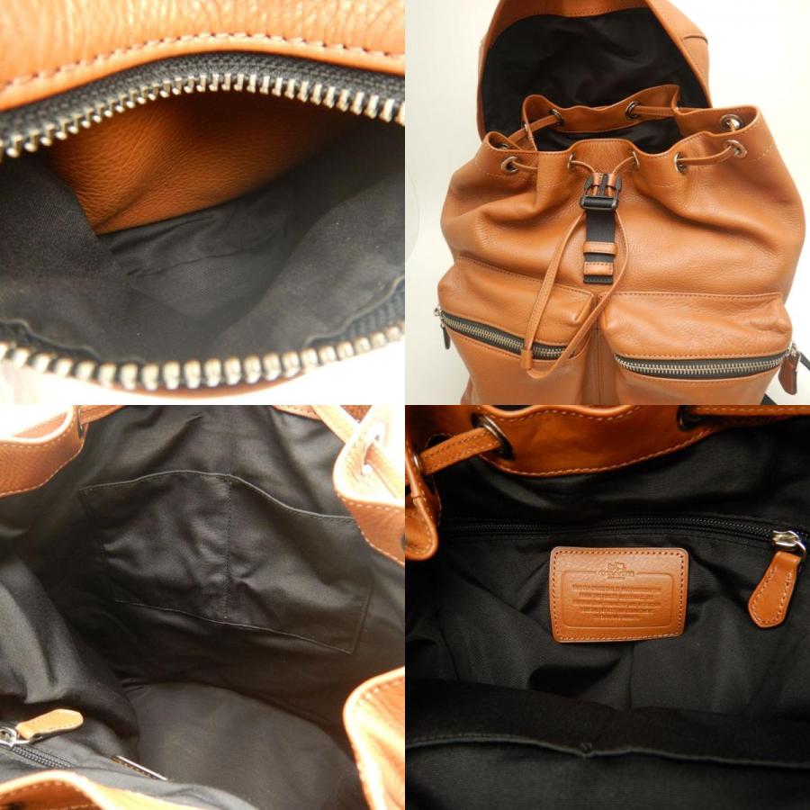 COACH レザーリュック BROWN　F71728 COACH（コーチ） F71728 リュック・バックパック レザー ブラウン