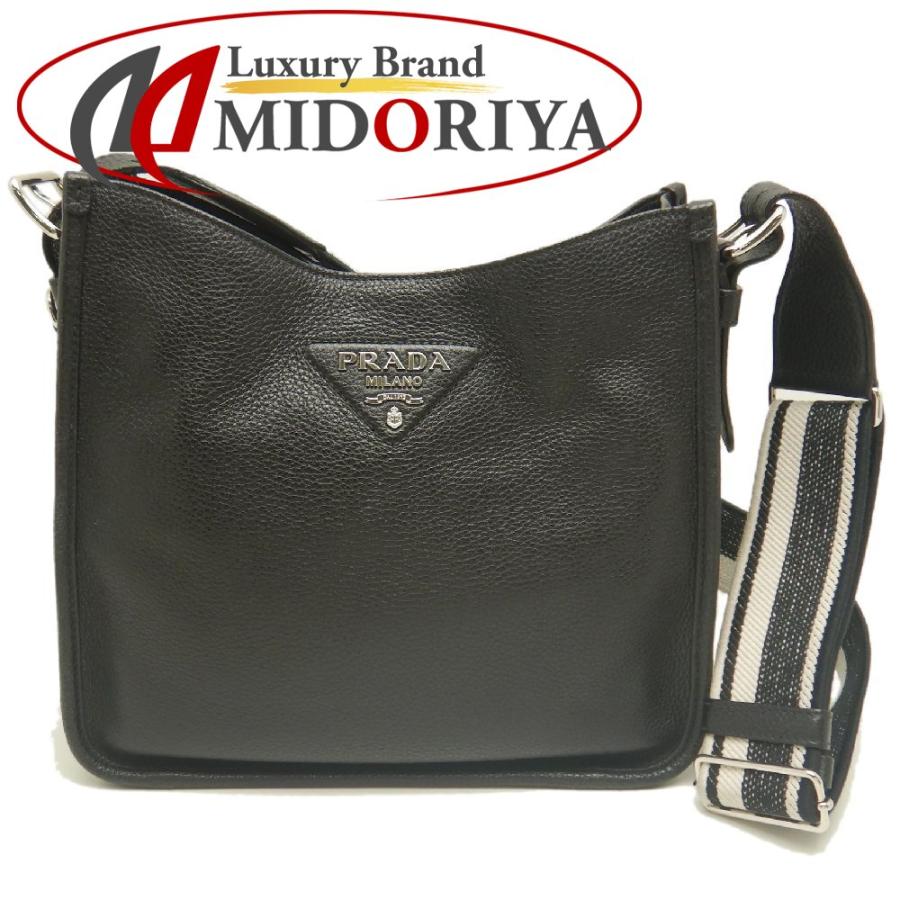 PRADA（プラダ） 1BC073 ショルダーバッグ ヴィッテロダイノ NERO 